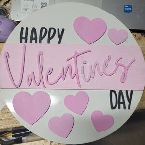 Valentine's Day Pink Heart Decor